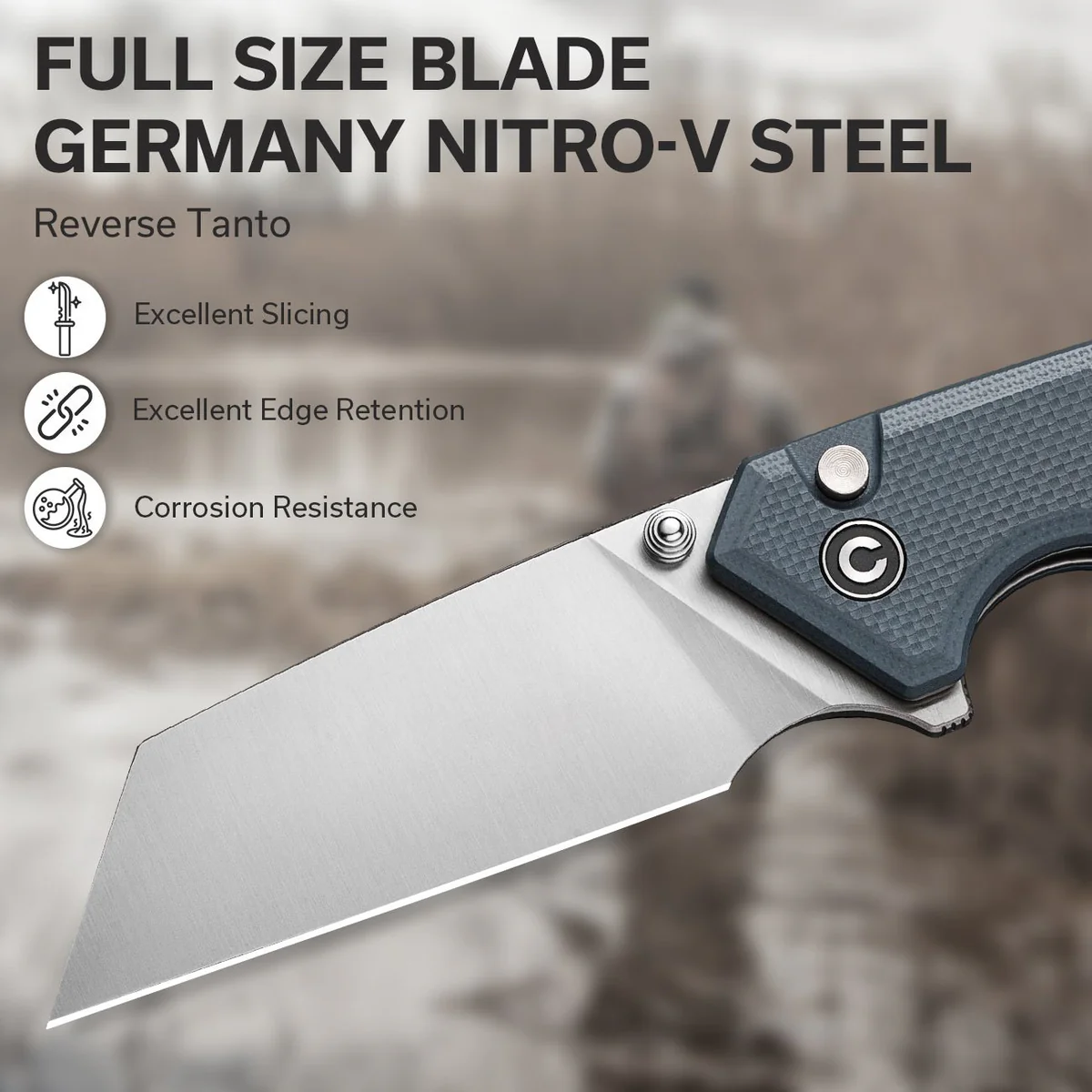 CIVIVI Amirite G10 Neutral Blue 10