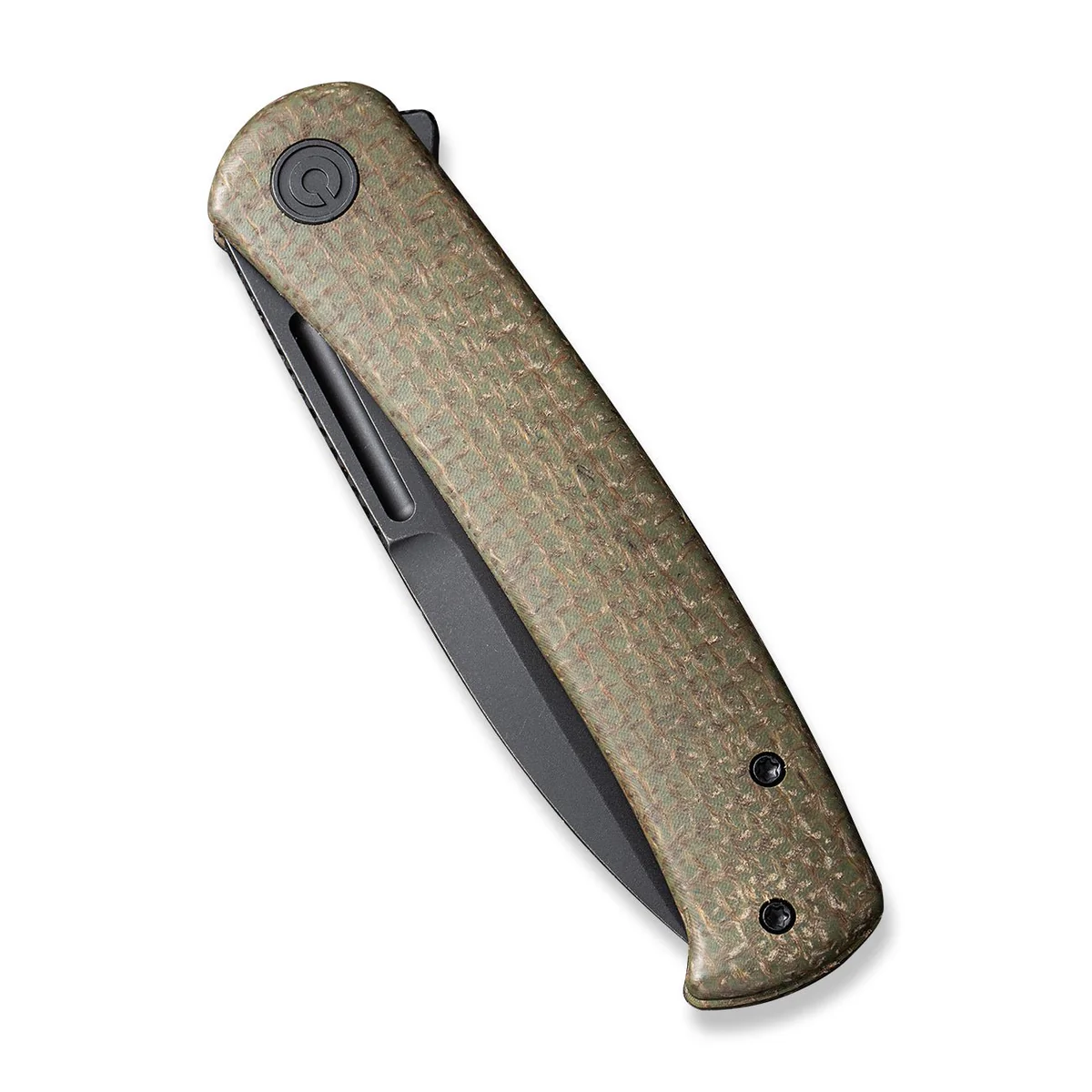 CIVIVI Caetus Burlap Micarta Green 3