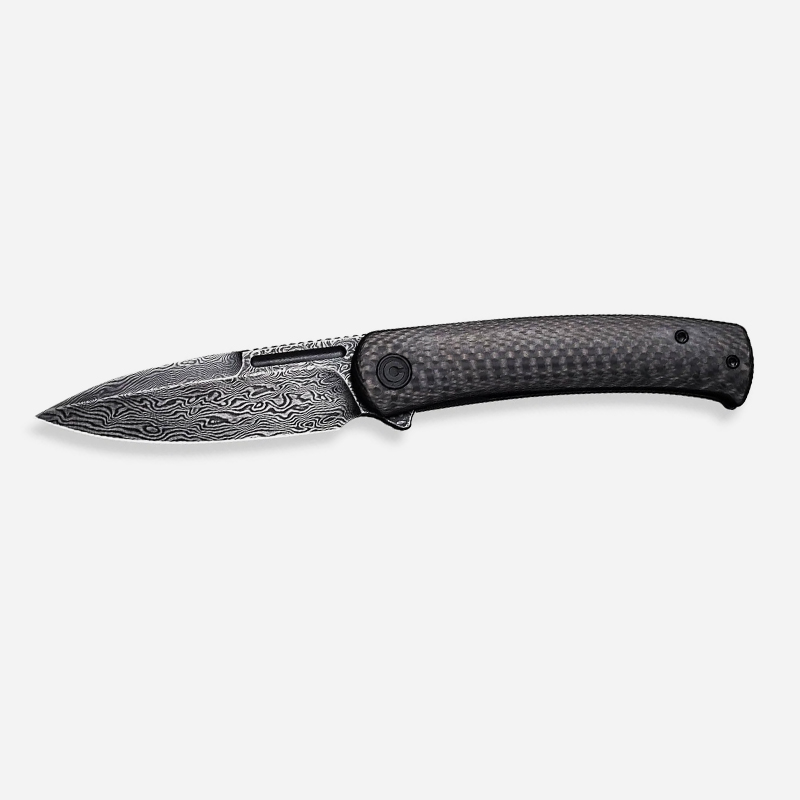 CIVIVI Cetos Damascus Carbon Fiber