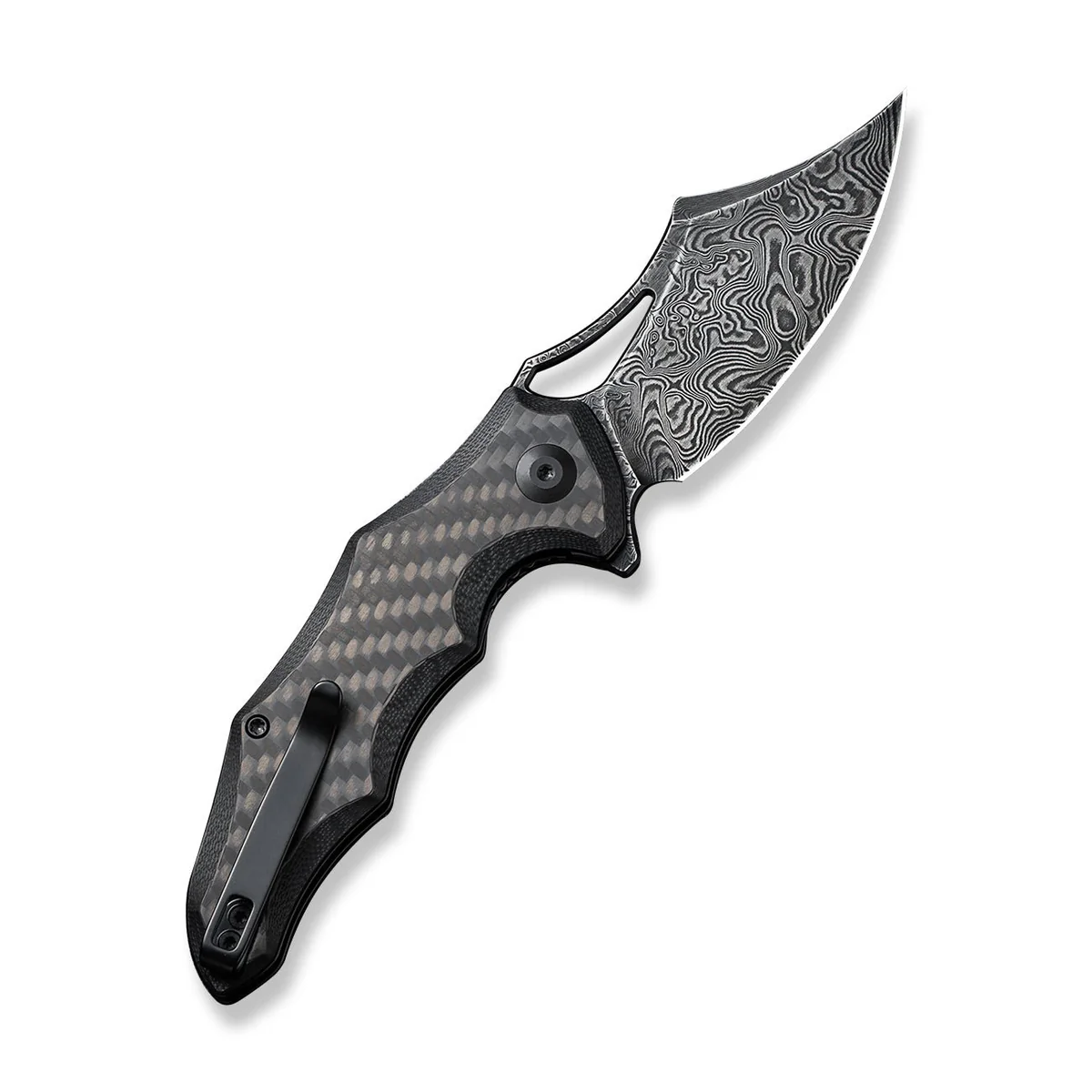 CIVIVI Chiro Damascus G10 & Carbon Black 2