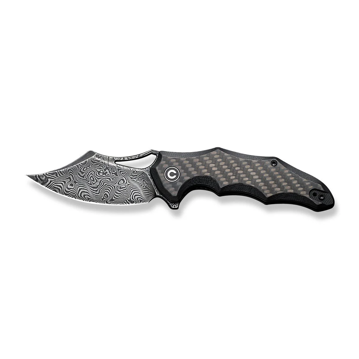 CIVIVI Chiro Damascus G10 & Carbon Black 3