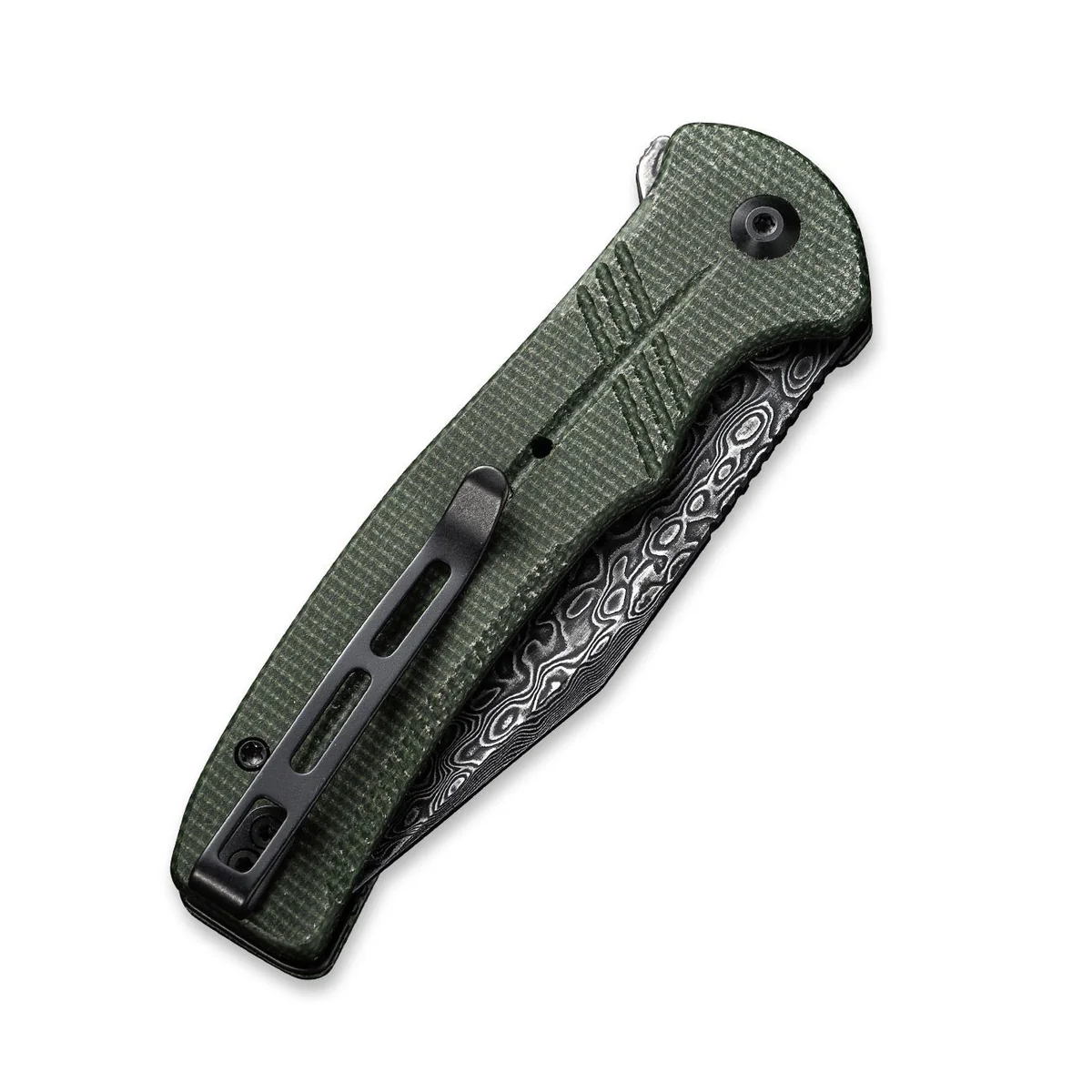 CIVIVI Cogent Damast Micarta Green 6
