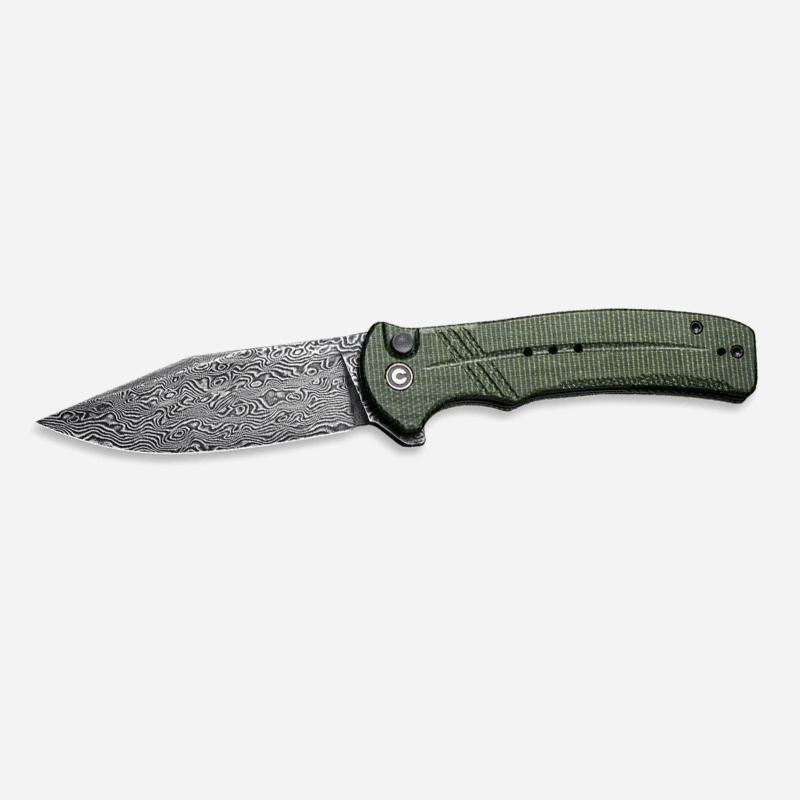 CIVIVI Cogent Damast Micarta Green