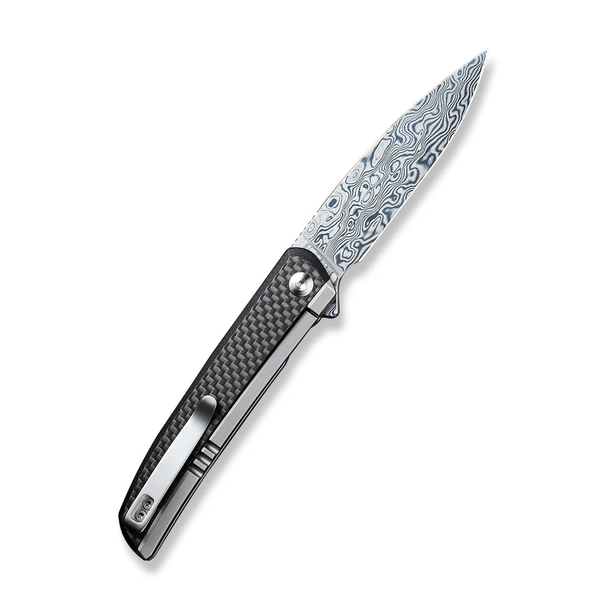CIVIVI Savant Damast Stainless Steel & G10 & Carbon 5