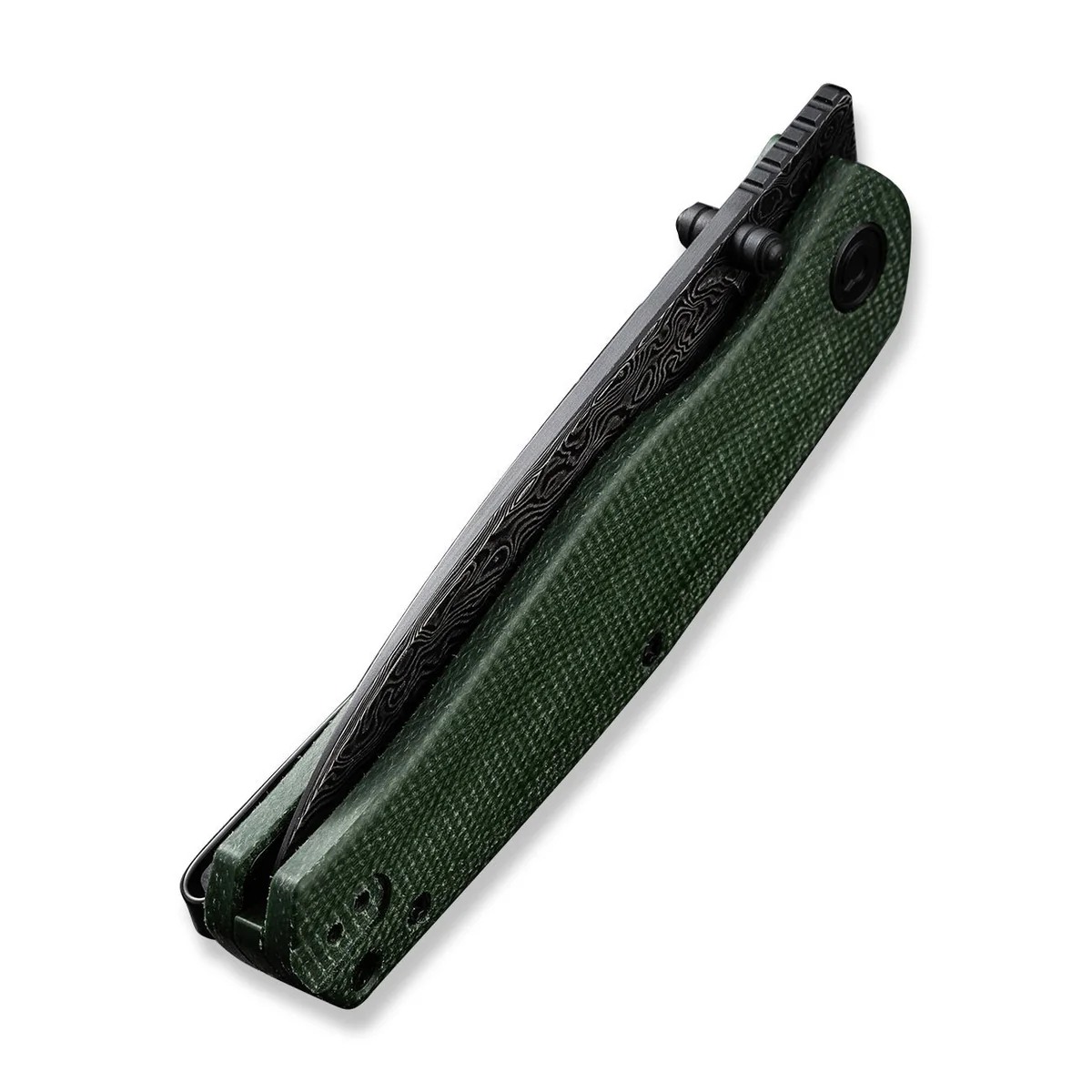 CIVIVI Sokoke Damascus Micarta Green Canvas 3