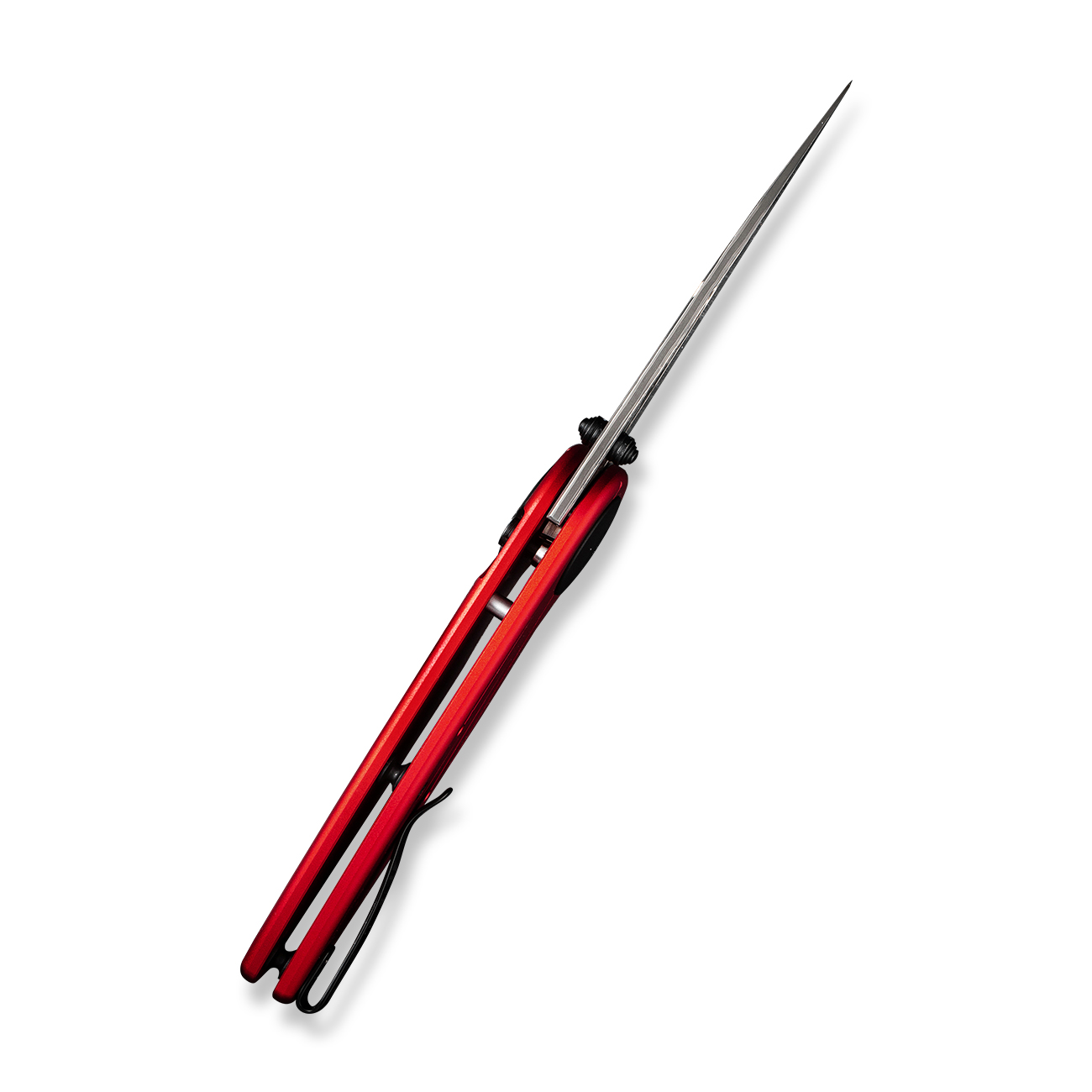 CIVIVI Starflare Damascus Aluminum Red 7
