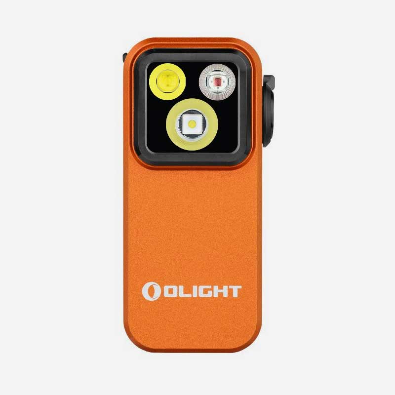 Olight Oclip Pro 500 Lumens Charged Flashlight Orange