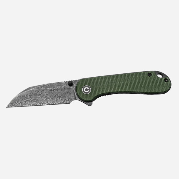 CIVIVI Elementum Micarta Green Damascus