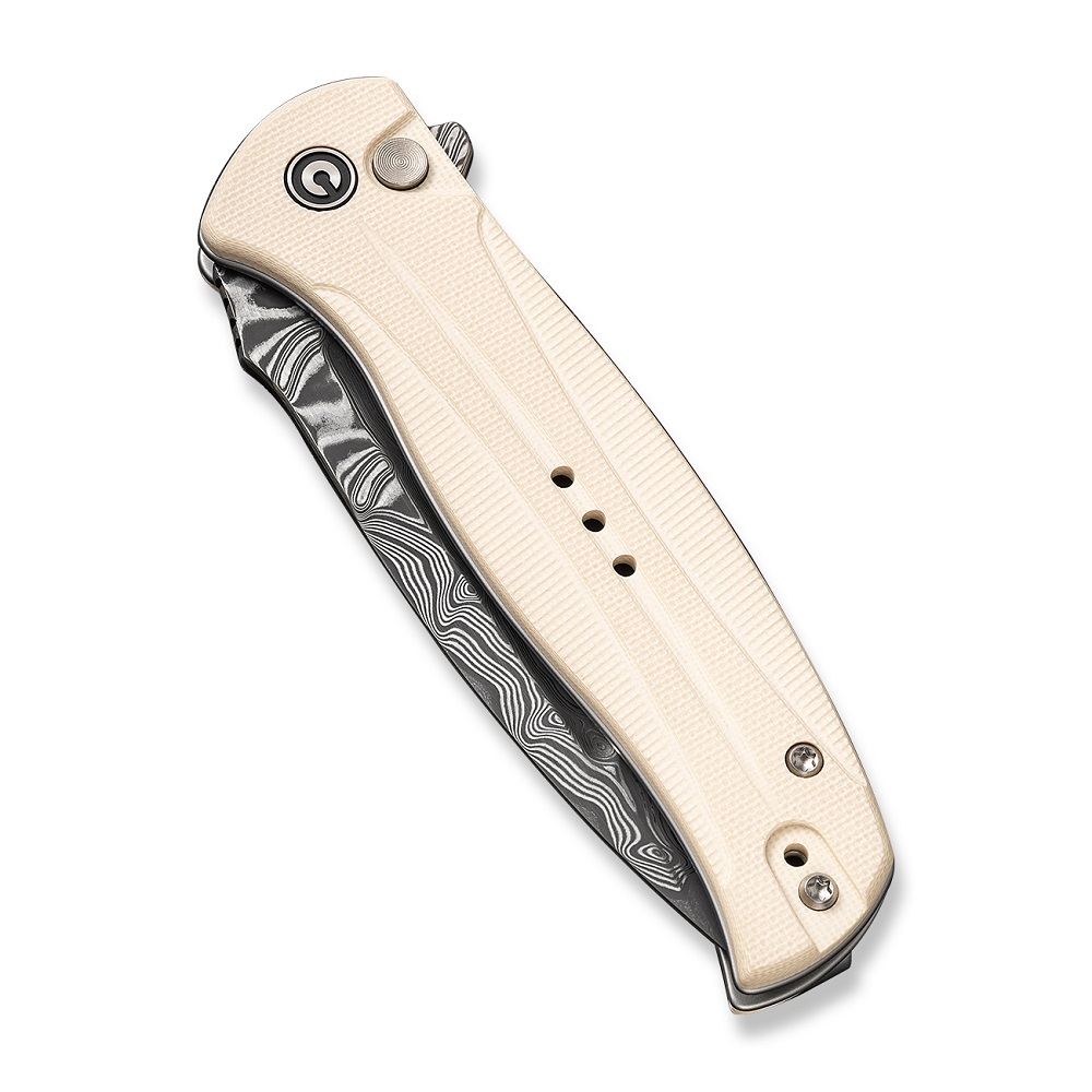 CIVIVI Incindie Ivory G10 Damascus 4