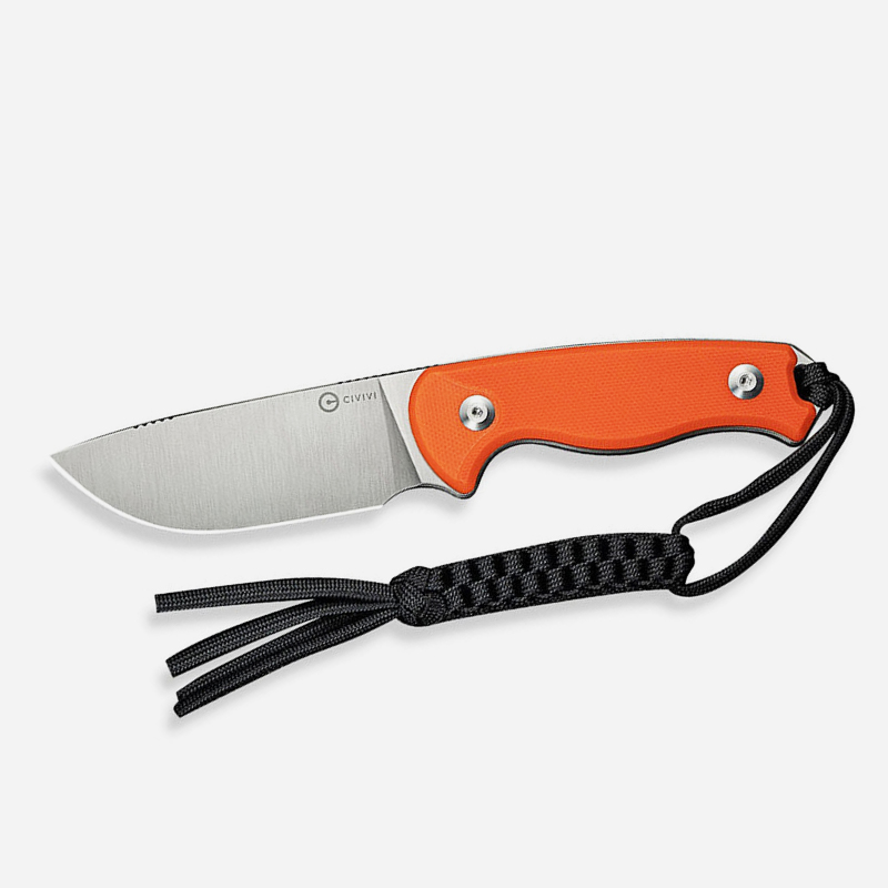 Knife Civvi Timberbark 14C28N G10 Orange