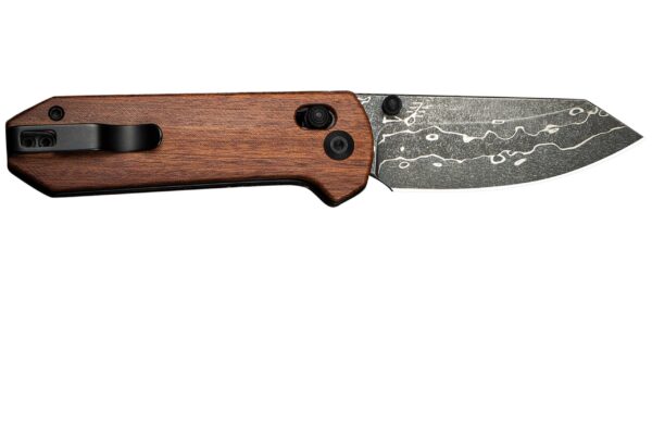 CIVIVI Yonder Thumb Stud & Crossbar Lock Damascus Wood Knife » Arms-Bg Оръжеен Магазин