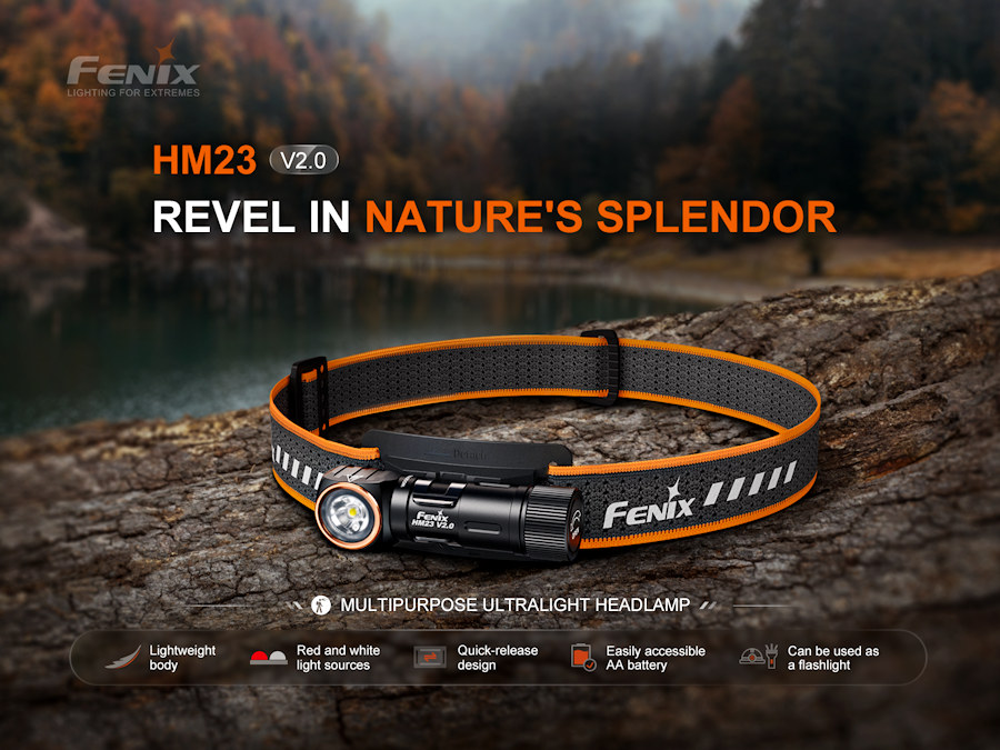 Fenix HM23 V2.0 AA-Powered Headlamp 04