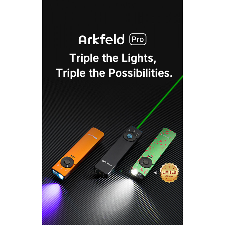 Olight Arkfeld Pro 1300lm Copper Bones 07