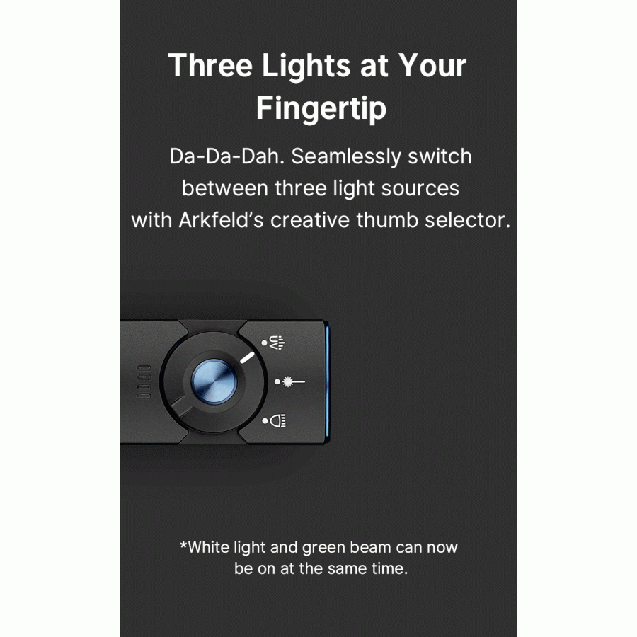 Olight Arkfeld Pro 1300lm Copper Bones 08