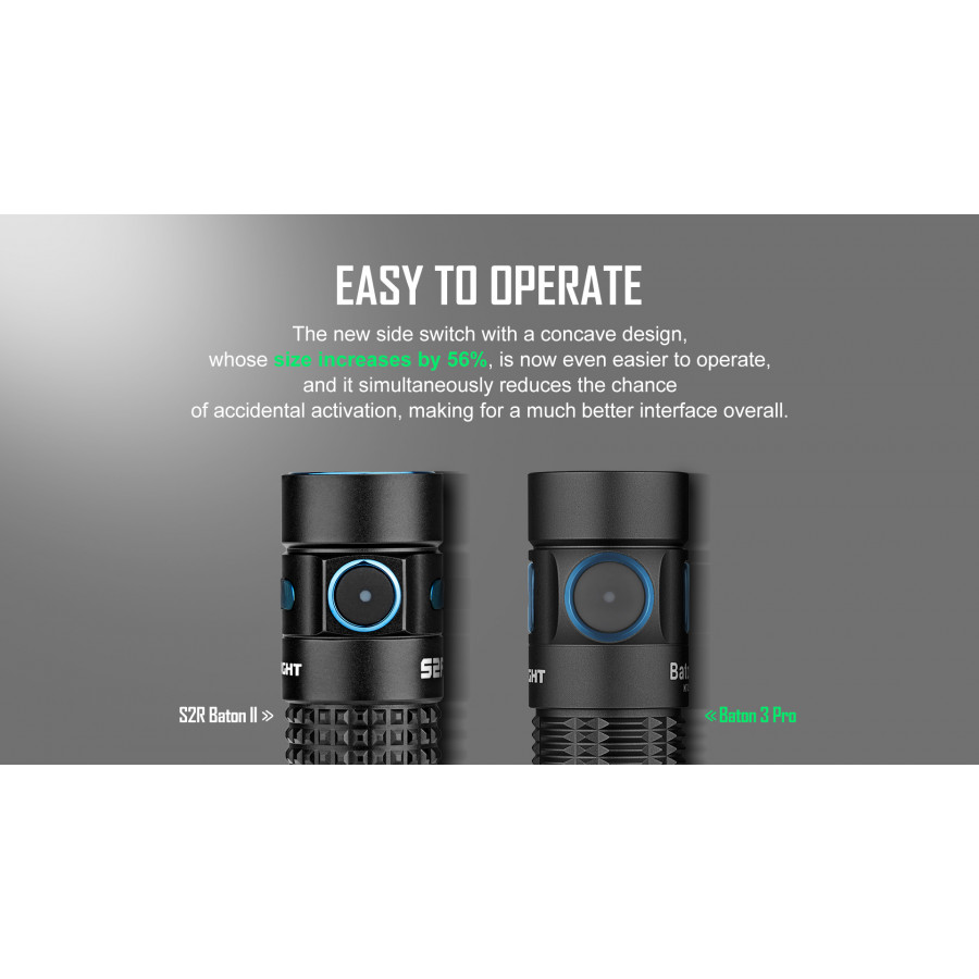 Olight Baton 3 Pro 1500lm CW Brush Strokes 15