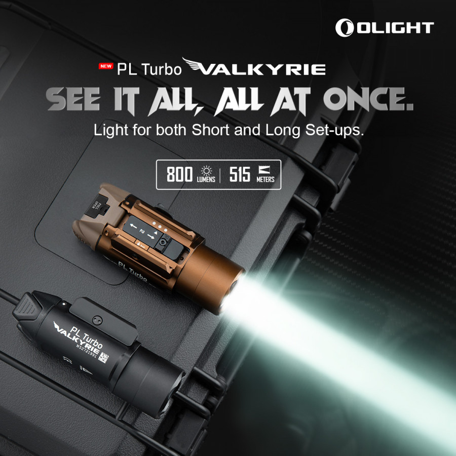 Olight PL Turbo Valkyrie 800lm – Desert Tan 10
