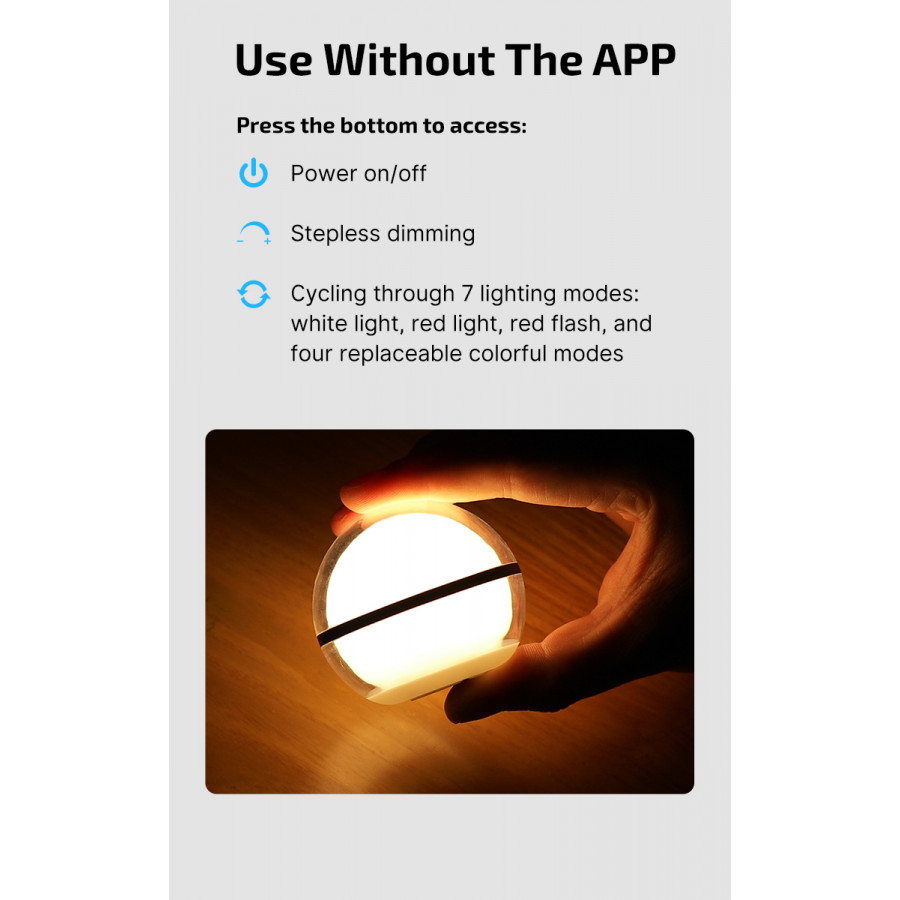 Kъмпинг лампа Olight Sphere 75lm – Snowflake Kъмпинг лампа Olight Sphere 75lm – Snowflake