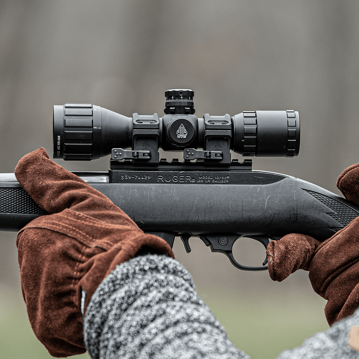 Рингове за оптика UTG ACCU-SYNC 1 inch QR Picatinny Scope Rings, Low Profile 6