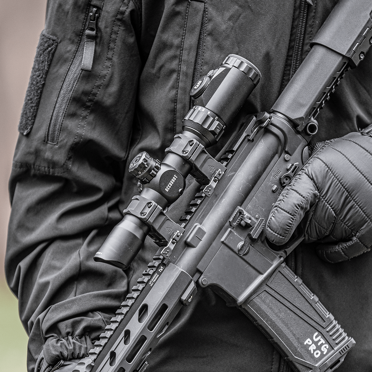 Рингове за оптика UTG ACCU-SYNC 30 mm QR Picatinny Scope Rings High Profile 6