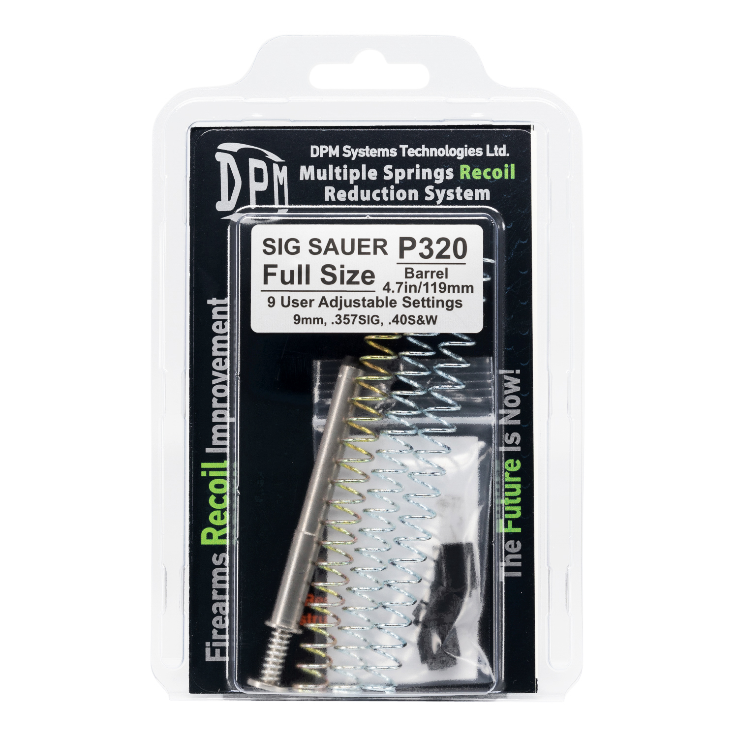 Пружинa DPM за Бойни Пистолети SIG SAUER P320 Full Size NEW 9 User adjustable settings 9mm 40S&W 357SIG