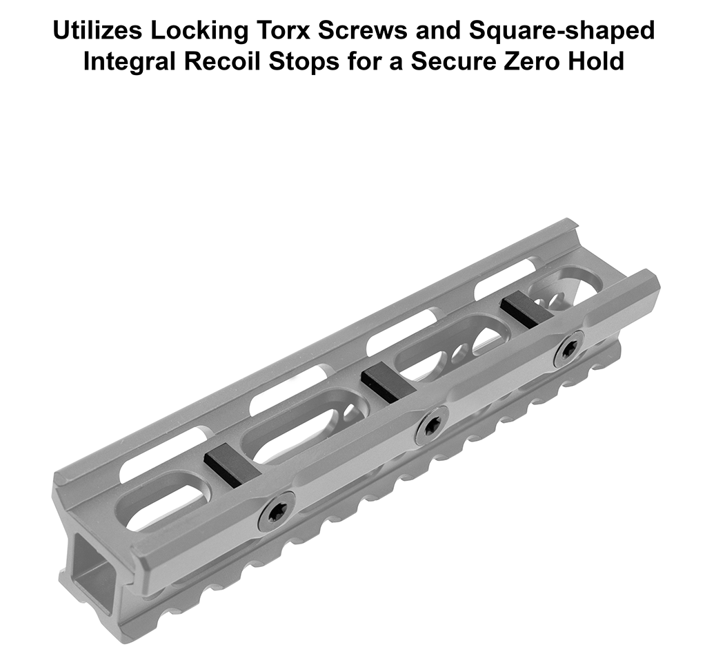 UTG Super Slim Picatinny Riser Mount височина 0.83 inch 13 слота 6