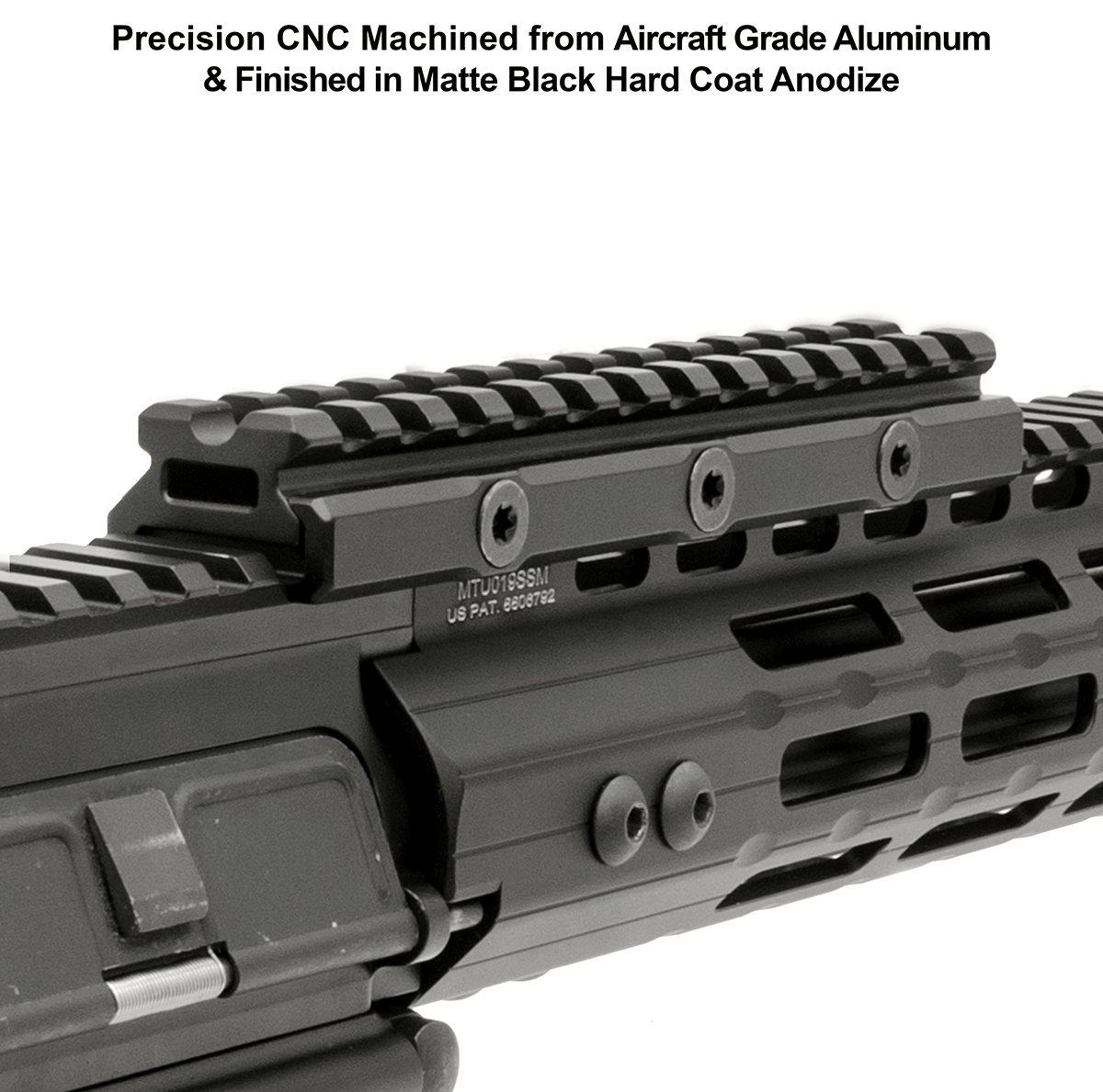 UTG Super Slim Picatinny Riser Mount височина 0,5 inch 13 слота 4