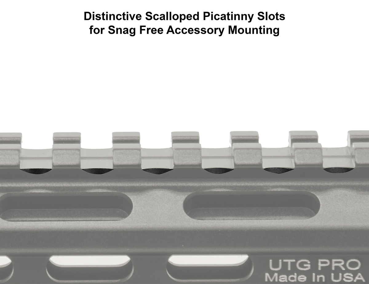 UTG Super Slim Picatinny Riser Mount височина 0,5 inch 13 слота 8