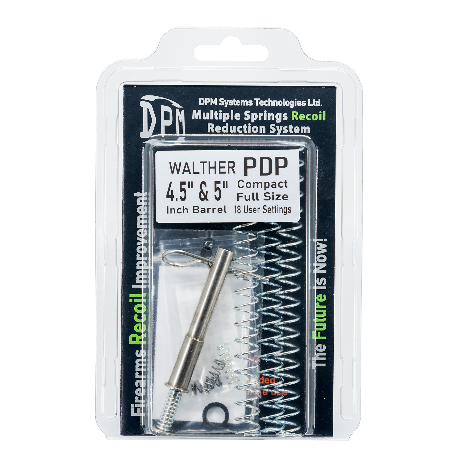 Spring DPM for Walther PDP 4.5/ 5 Barrel 18 Adustable User Settings