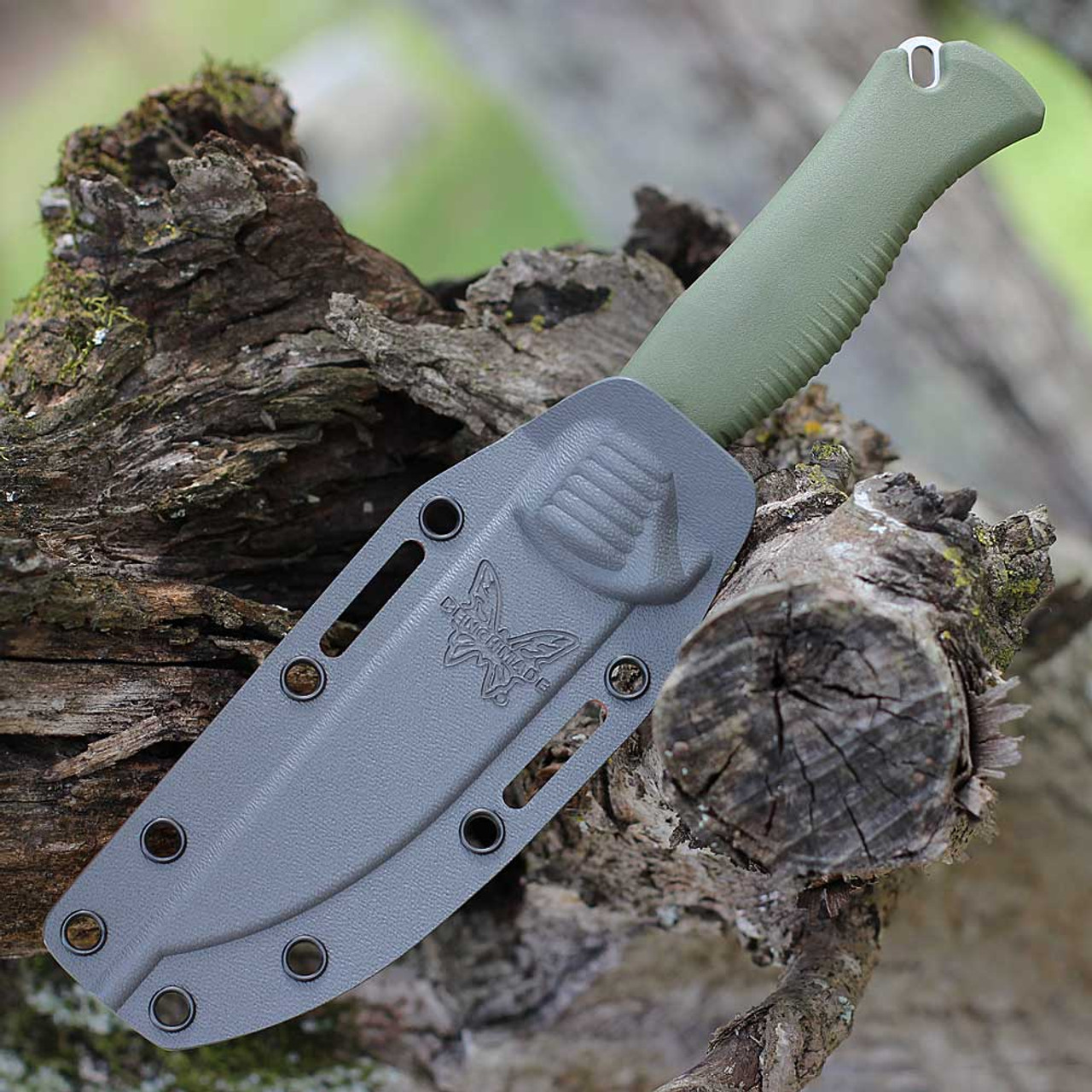 Нож Benchmade Meatcrafter 154 Santoprene Dark Olive