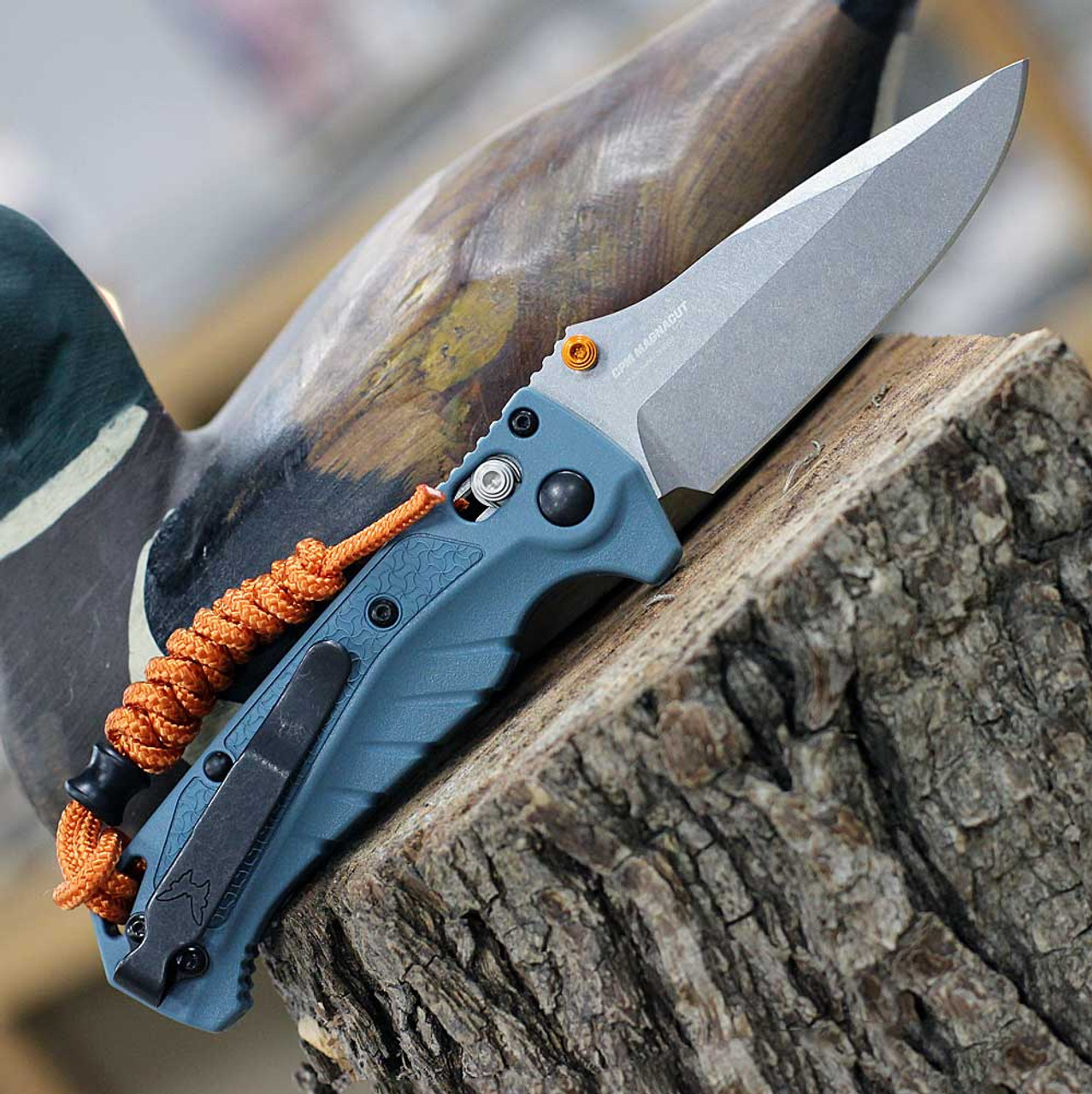 Нож Benchmade Mini Adira MagnaCut GRIVORY Blue