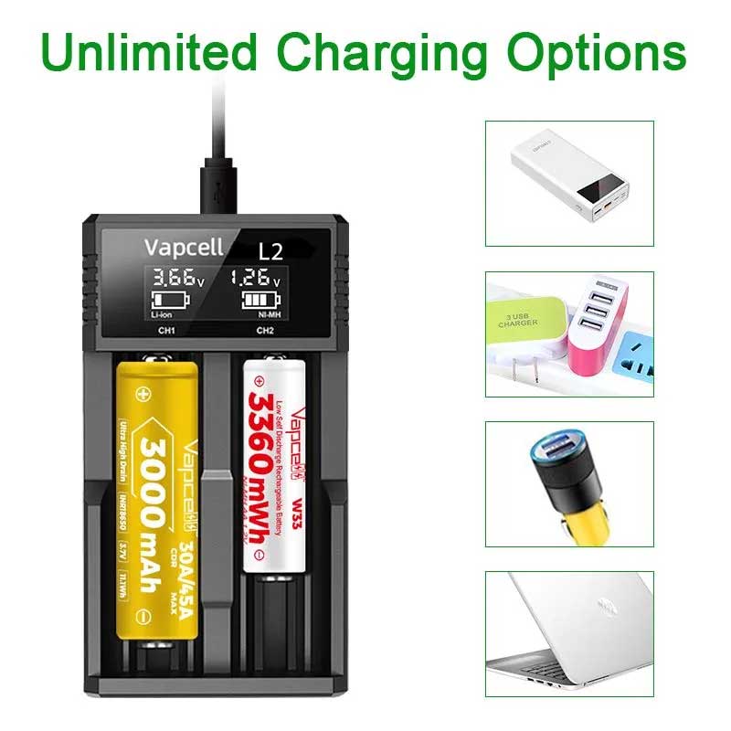 Vapcell L charger
