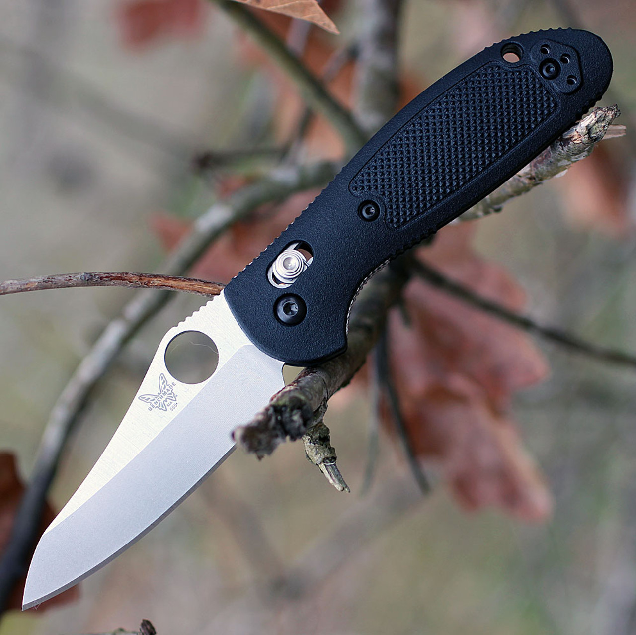 Нож Benchmade Mini Griptilian S30V Grivory black