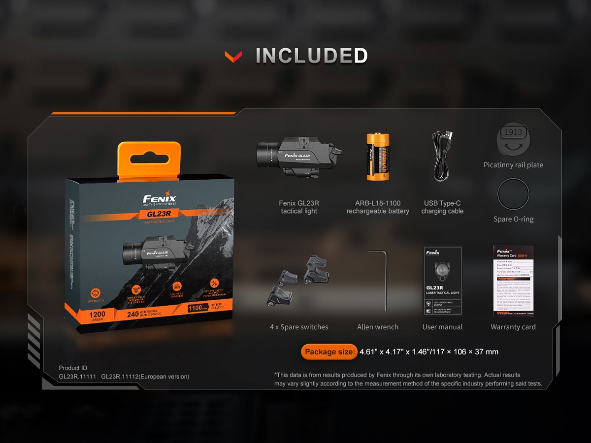 Fenix GL23R Tactical 20