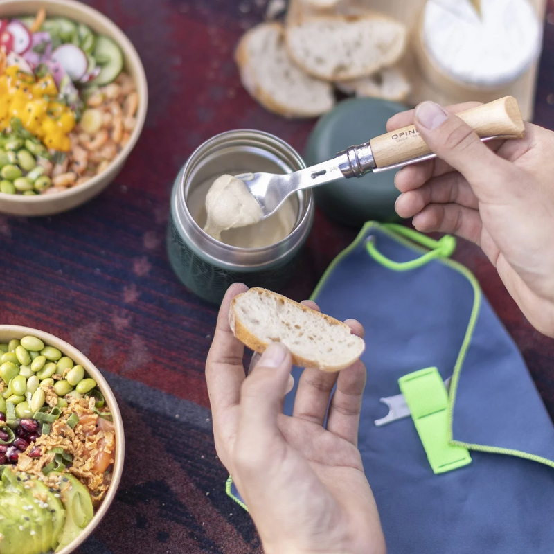 К-т Opinel за пикник+нож №8 инокс 4