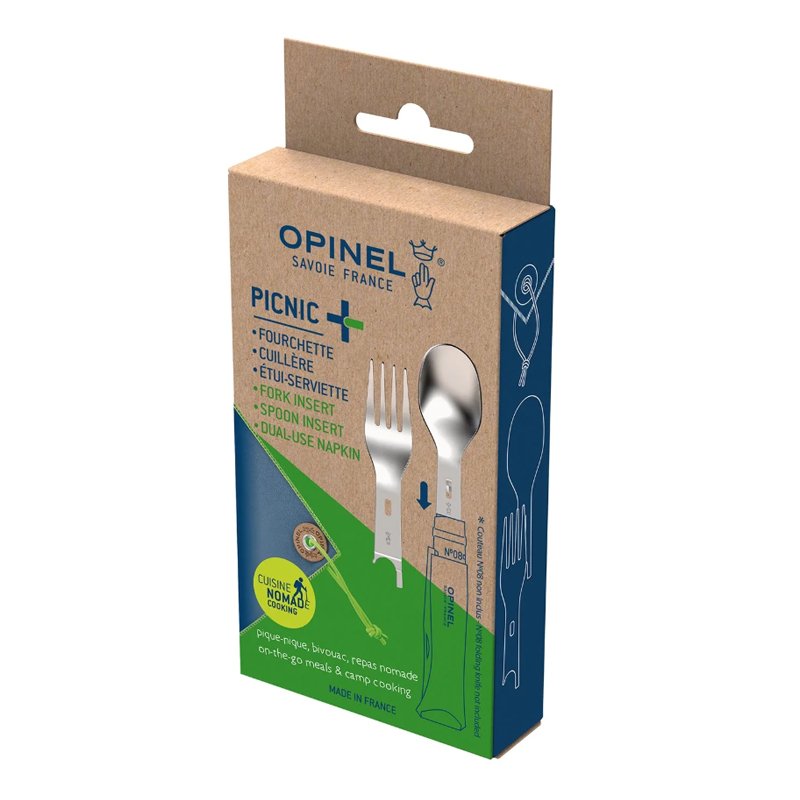 К-т вилица и лъжица за нож Opinel №8 7