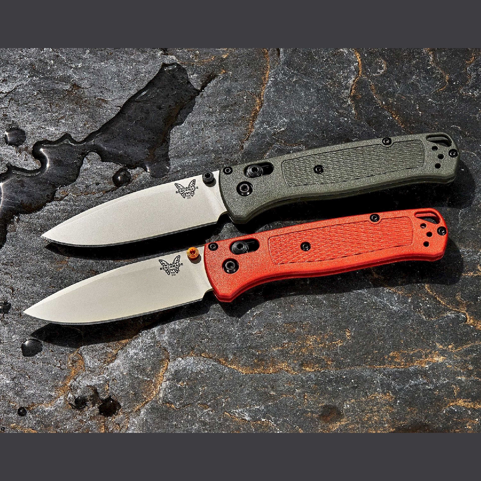 Нож Benchmade BUGOUT S30V Grivory Rust Orange 5