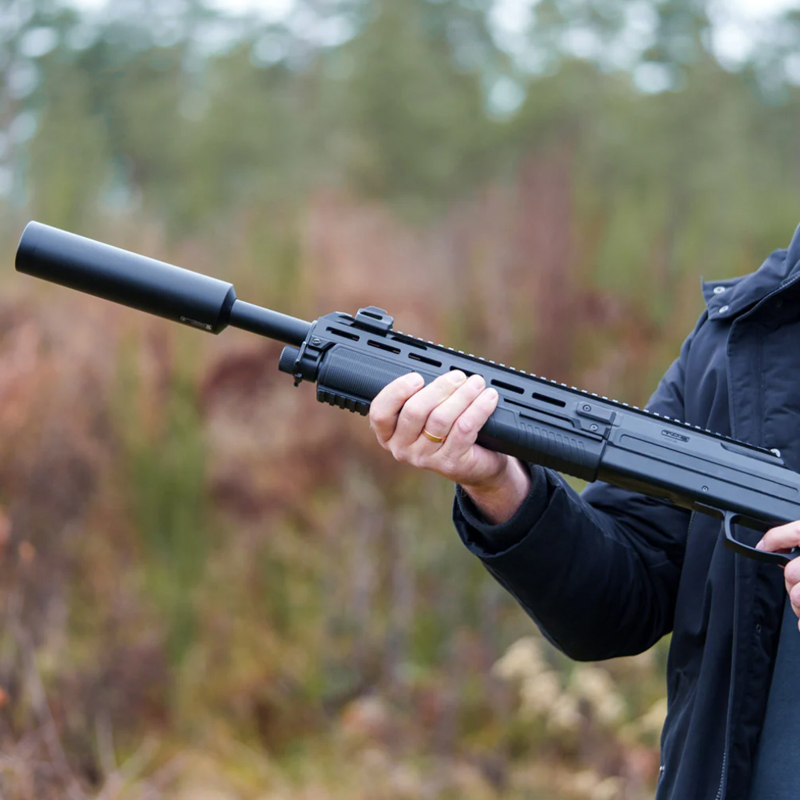 Silencer + barrel extension Homedefence SILENCER with thread 22×1,5 and length 20cm for HDX68