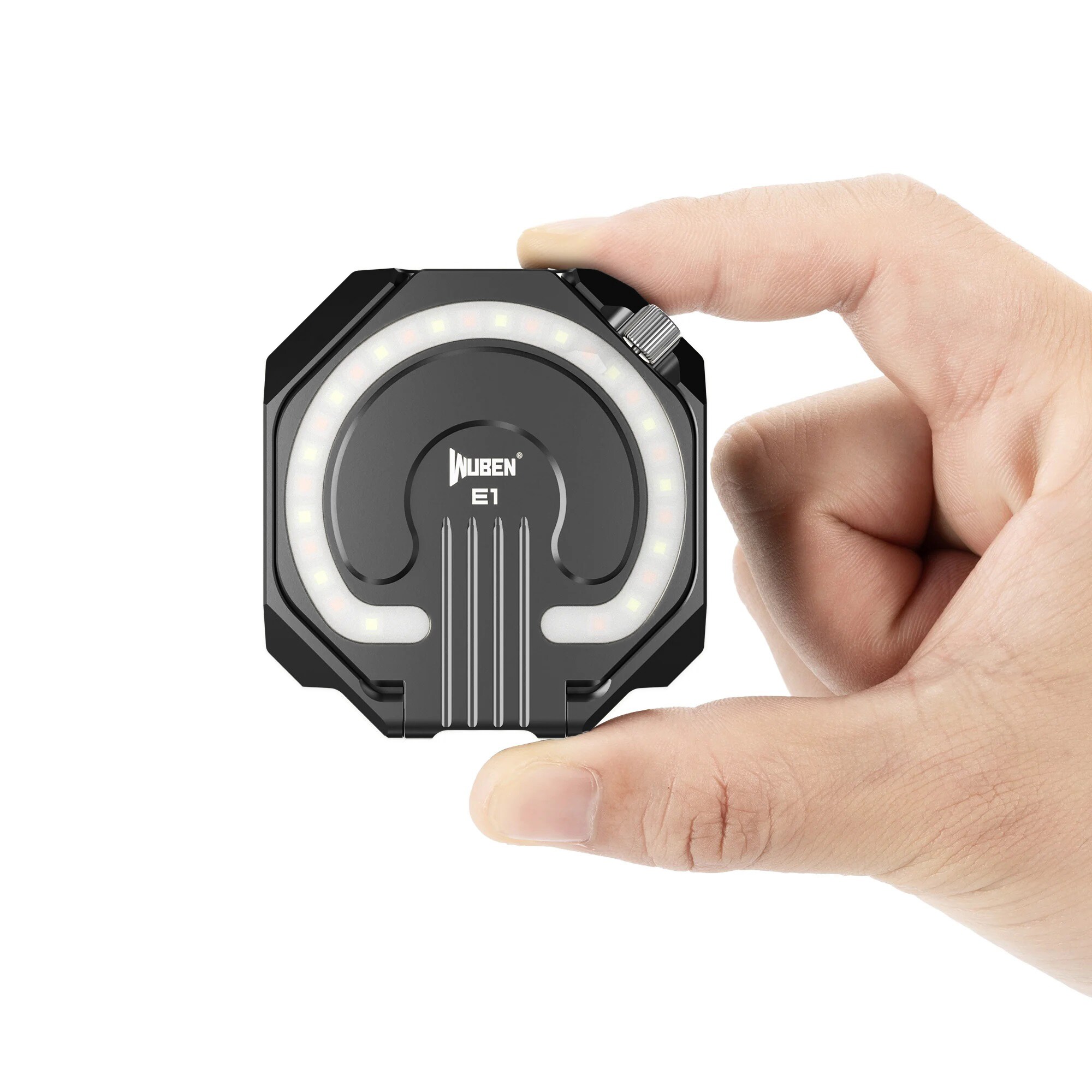 Wuben E1 EDC Selfie Light Portable Ring Light Black 04