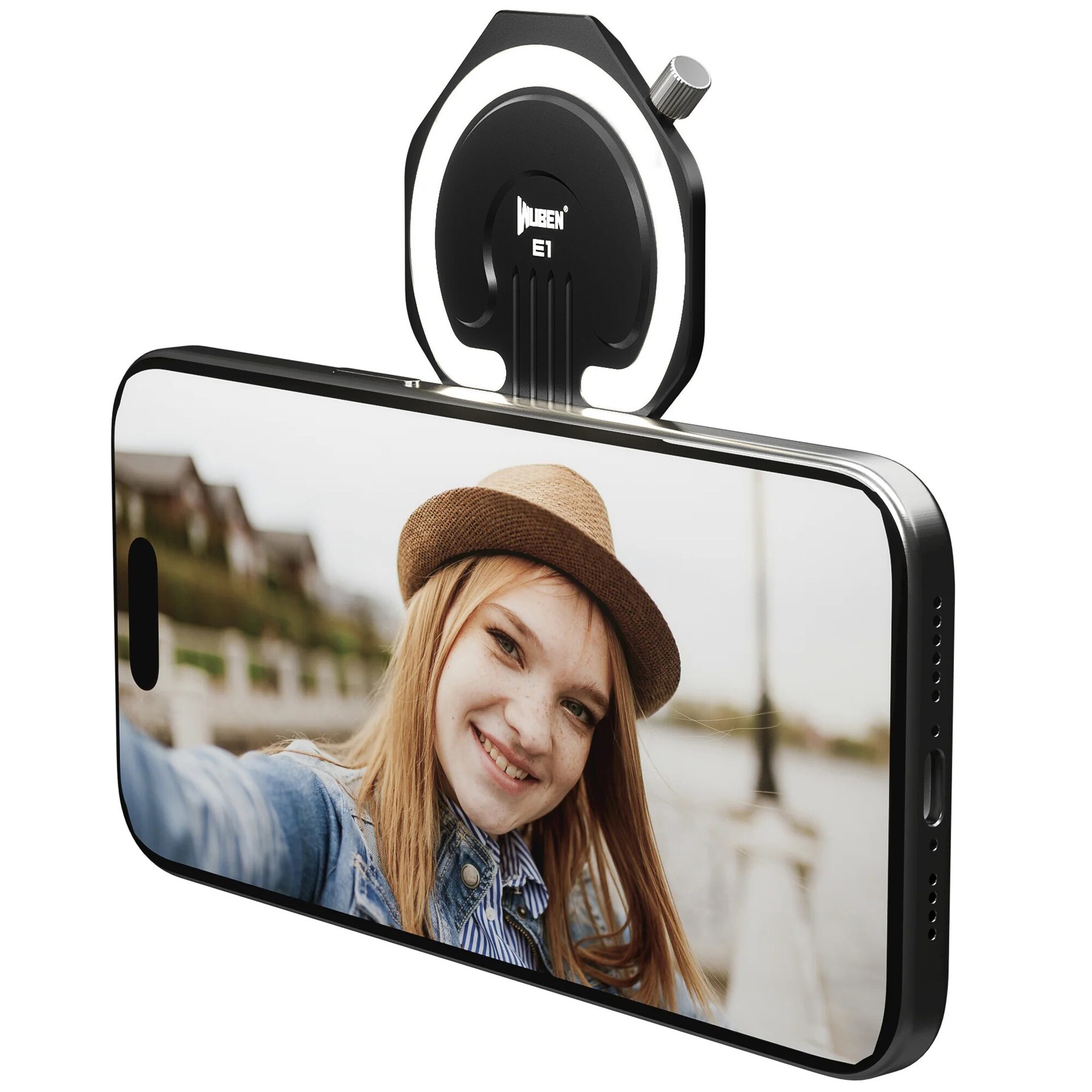 Wuben E1 EDC Selfie Light Portable Ring Light Black 05