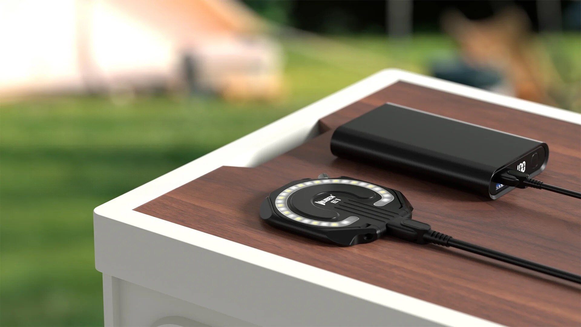 Wuben E1 EDC Selfie Light Portable Ring Light Black 07