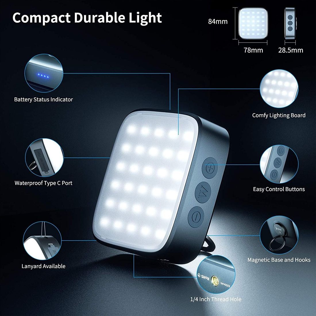 Wuben F5 Power Bank Camping Light 93