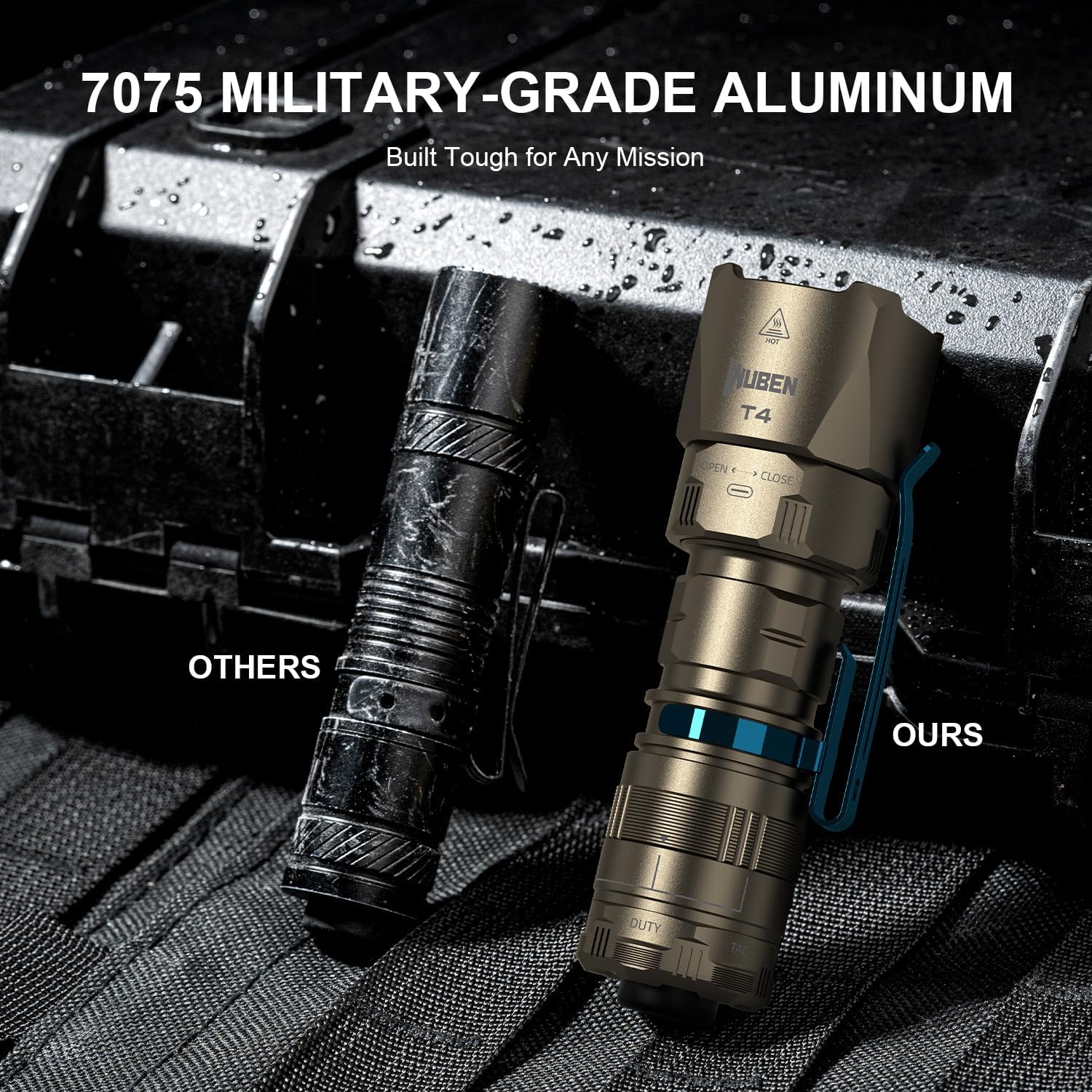 Wuben T4 Portable Tactical Flashlight 04