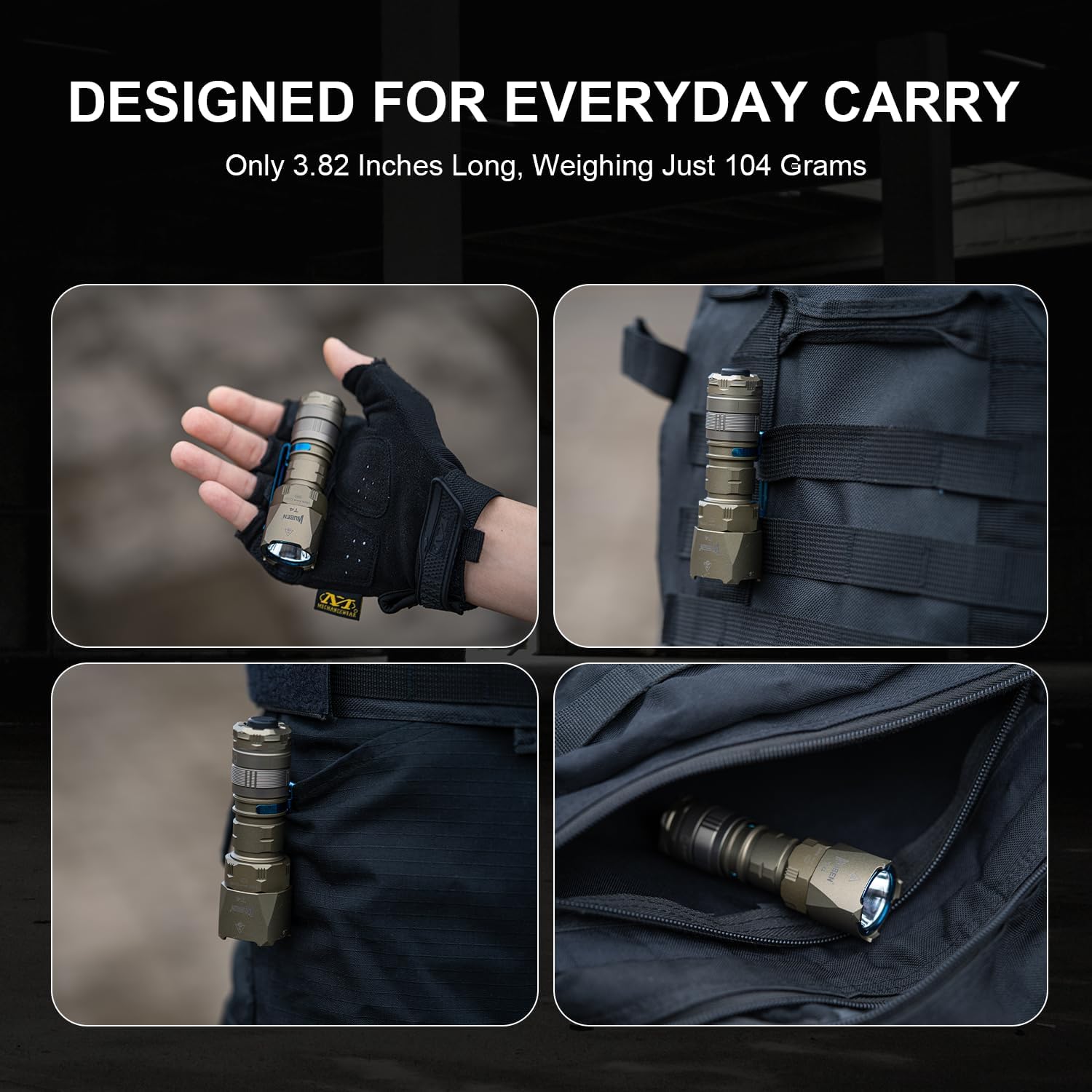 Wuben T4 Portable Tactical Flashlight 06