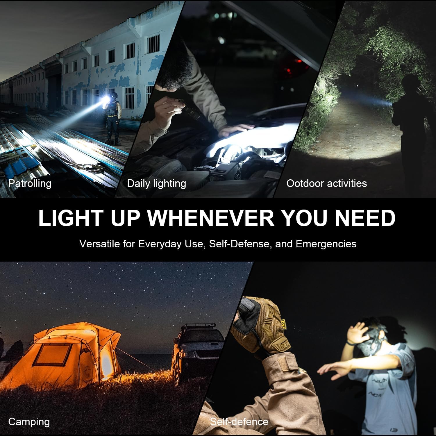 Wuben T4 Portable Tactical Flashlight 09