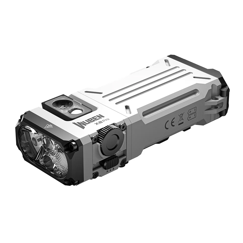 Wuben X2 Pro 1500 Lumens Flashlight RGB or UV side light White 03