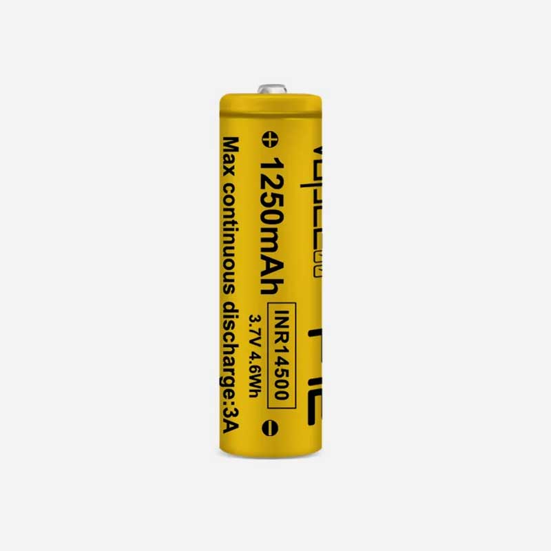 Зарядна-батерия-Vapcell-14500-F12-1250mAh-3A-с-изпъкнал-плюс
