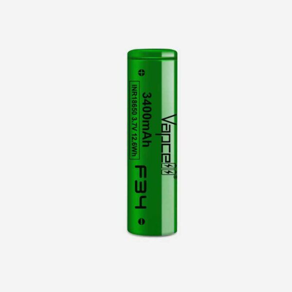 Зарядна батерия Vapcell F34 18650 3400mAh 10A/20A с изпъкнал плюс