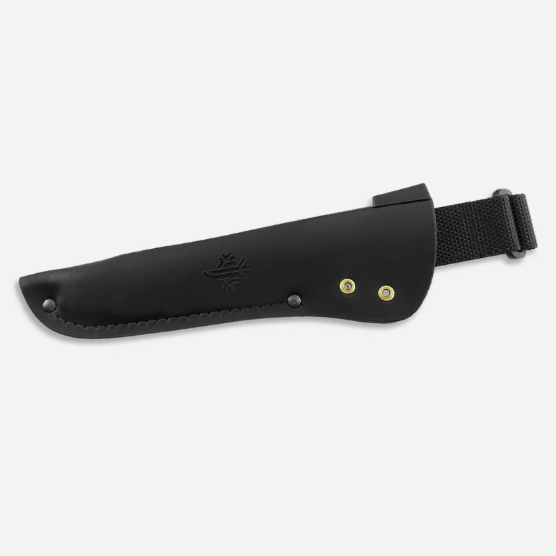 Peltonen Knives Black Leather Sheath for any Ranger Puukko M95 FJP032 for Left-Handed
