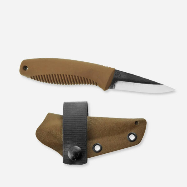 Peltonen Knives Pikkusissi M23 puukko, kydex tuppi coyote