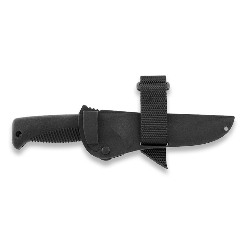 Нож Peltonen M07 Ranger Puukko 80CrV2 Uncoated Black TPE Composite Sheath